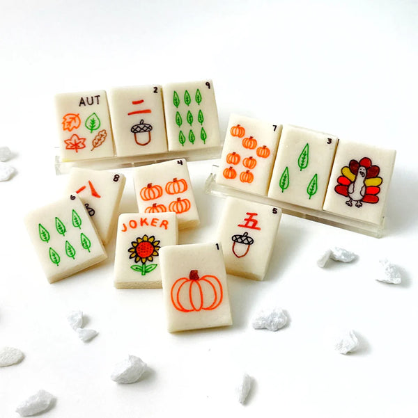 Marzipan Autumn Mah Jong Tiles - Peace Love Light Shop