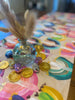 Arielle Zorger Designs Modern Hanukkah Table Runner- Peace Love Light Shop
