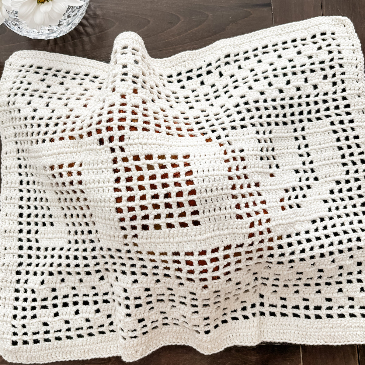 Crocheted Challah Cover- Peace Love Light Shop