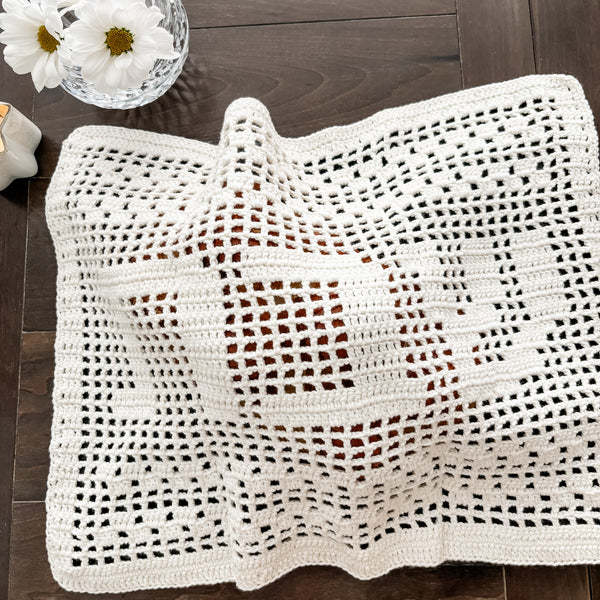 Crocheted Challah Cover- Peace Love Light Shop