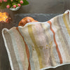 Cotton silk challah cover, warm colors- Peace Love Light Shop