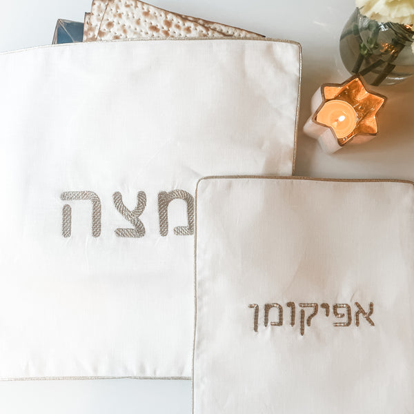 Matzah cover, afikoman bag- Peace Love Light Shop