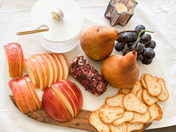 Lucite apple & honey dish- Rosh Hashanah- Peace Love Light Shop