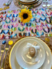 Arielle Zorger Designs Modern Hanukkah Table Runner- Peace Love Light Shop
