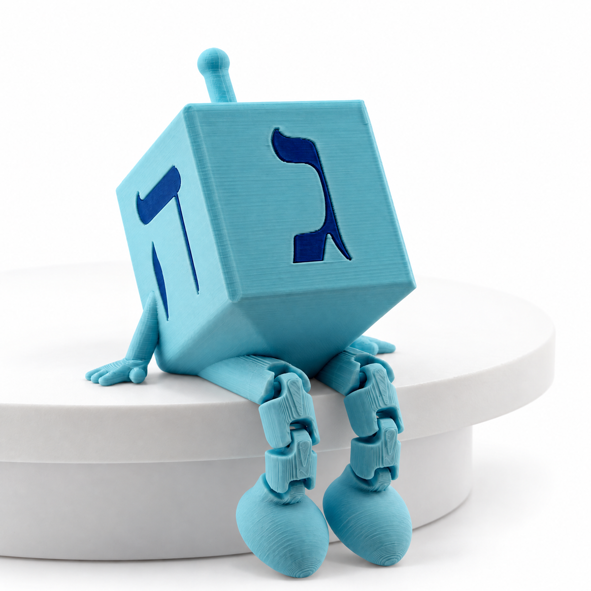 The Dapper Dreidel, Charming Hanukkah Shelf Sitter