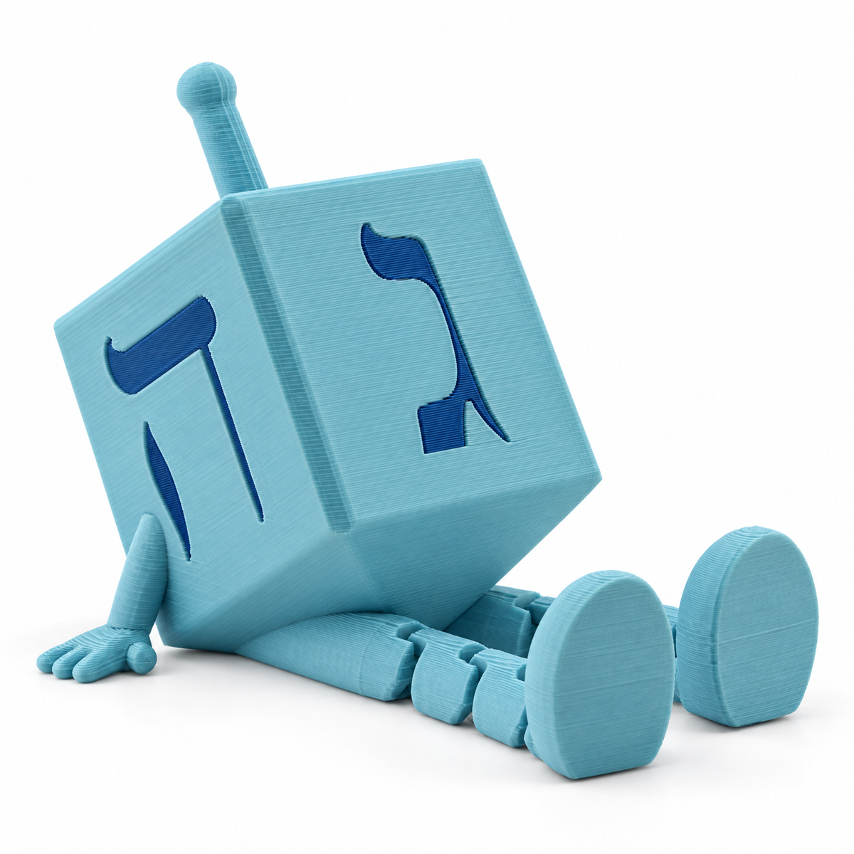 The Dapper Dreidel, Charming Hanukkah Shelf Sitter