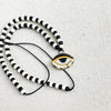Beaded handmade evil eye necklace- Peace Love Light Shop