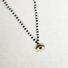 Beaded handmade evil eye necklace- Peace Love Light Shop