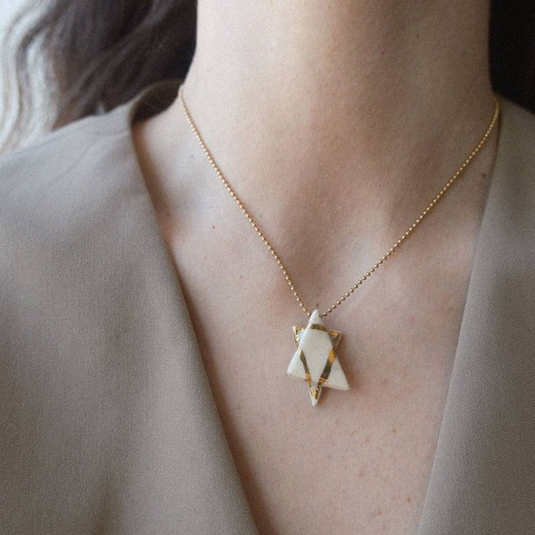 Star of David handmade necklace- Peace Love Light Shop