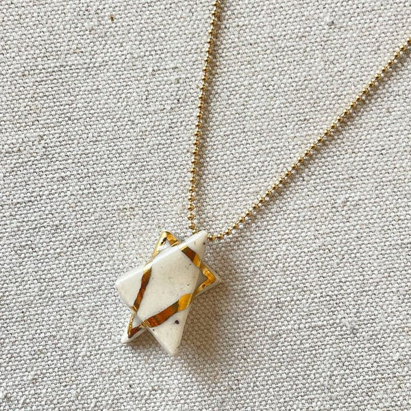 Star of David handmade necklace- Peace Love Light Shop