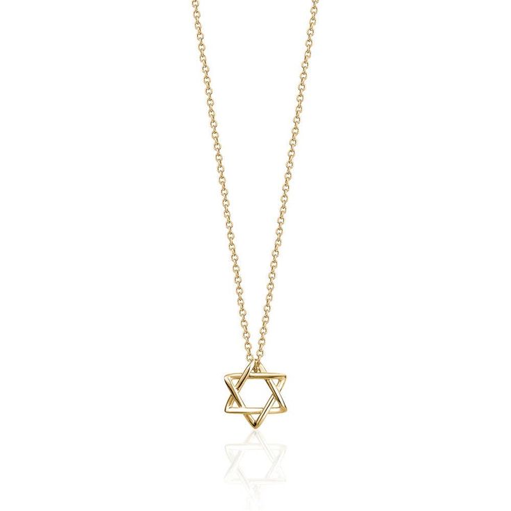 Classic Star of David Necklace, Jewish jewelry, Peace Love Light Shop