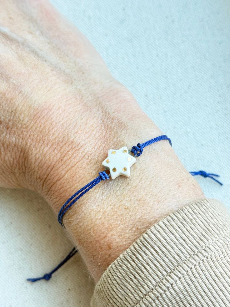 Star of David thread bracelet- Peace Love Light Shop