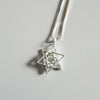 Modern star of David necklace, Jewish jewelry, Made in Israel - Peace Love Light Shop