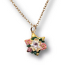 Floral Star of David Necklace, Peace Love Light Shop