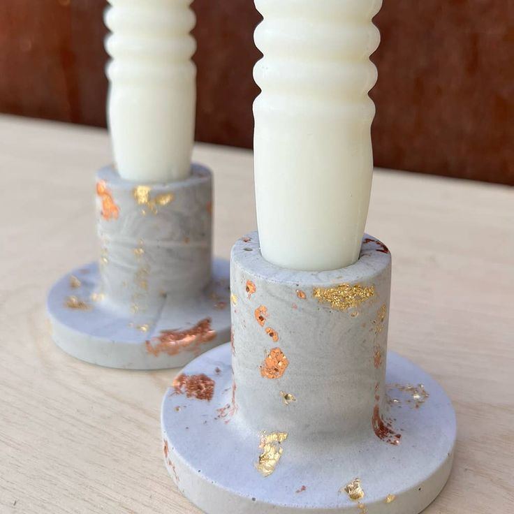 Modern Shabbat Candle Holders- Peace Love Light Shop