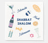Shabbat Dinner Napkins, Disposable. Peace Love Light Shop