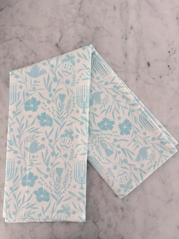 Hanukkah Tea Towel - Peace Love Light Shop