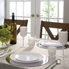 Premium Disposable Plates, Plastic- Peace Love Light Shop