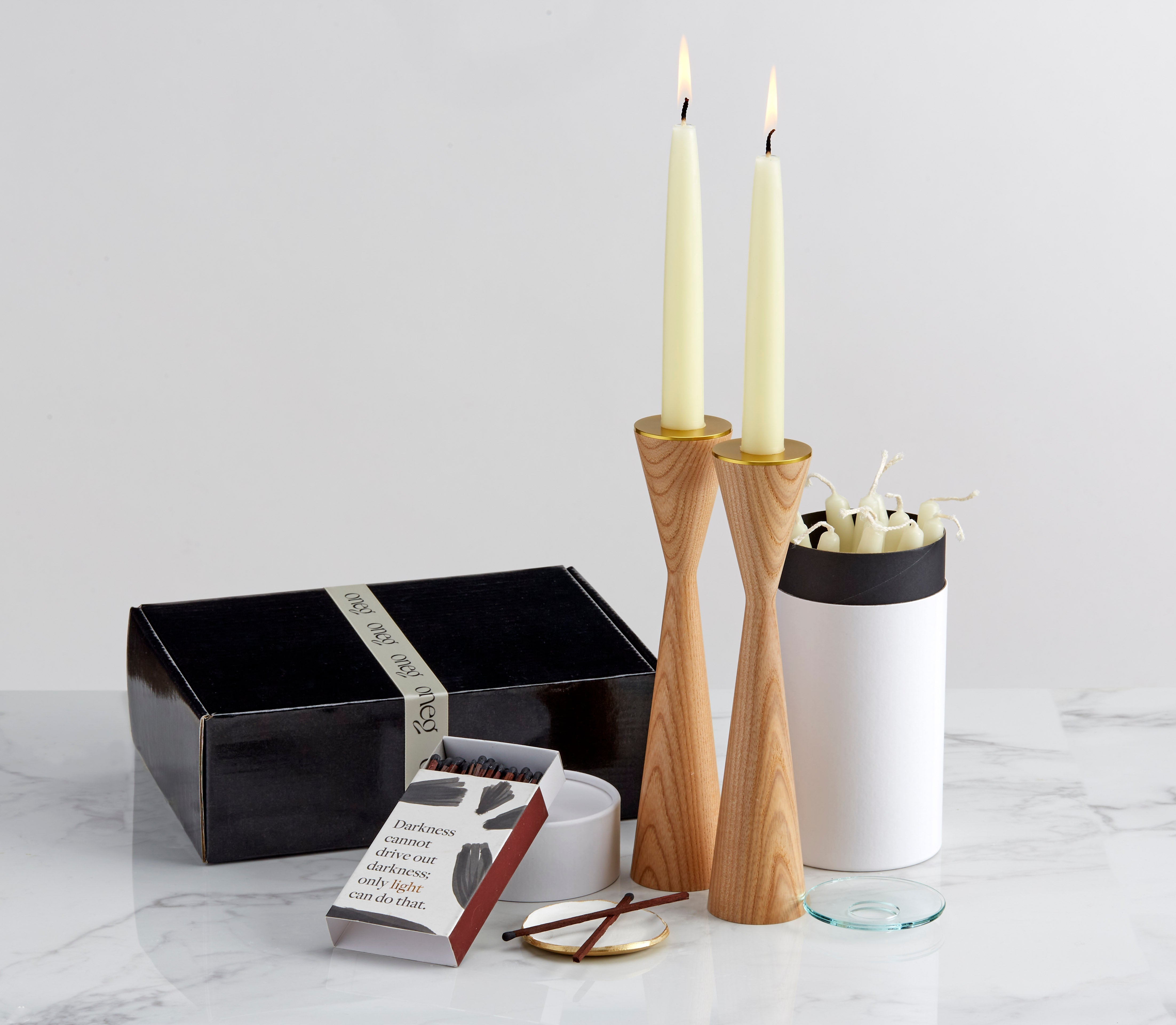 Shabbat Light Set- Peace Love Light Shop