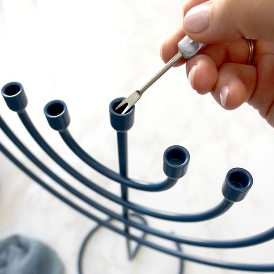 Hanukkah Menorah Pick, Cleans Wax, Peace Love Light Shop