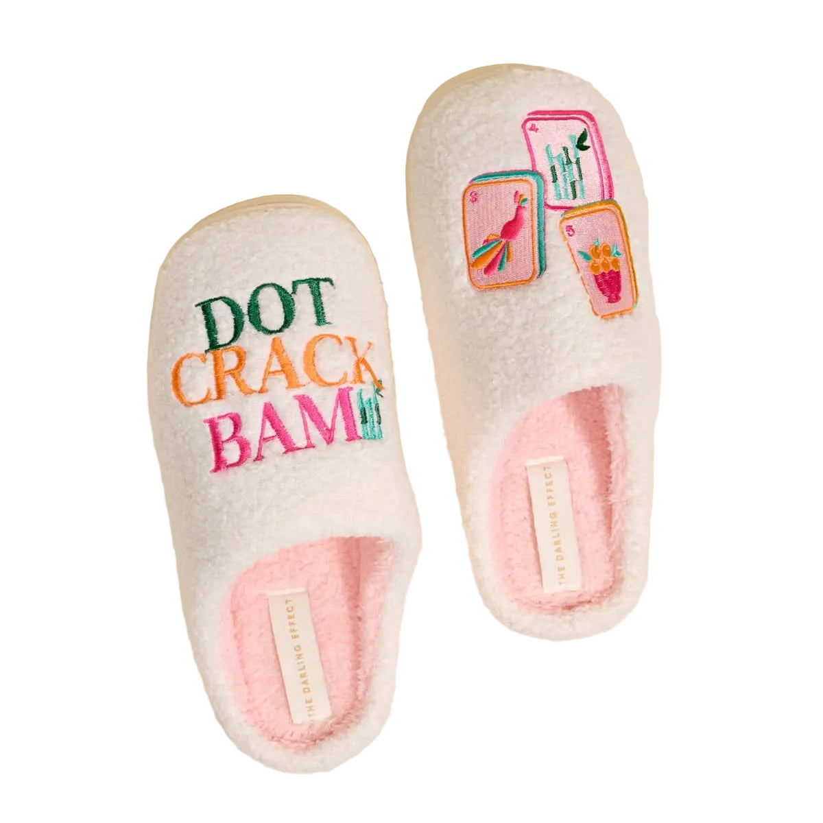Mah Jong Slippers, Gift- Peace Love Light Shop