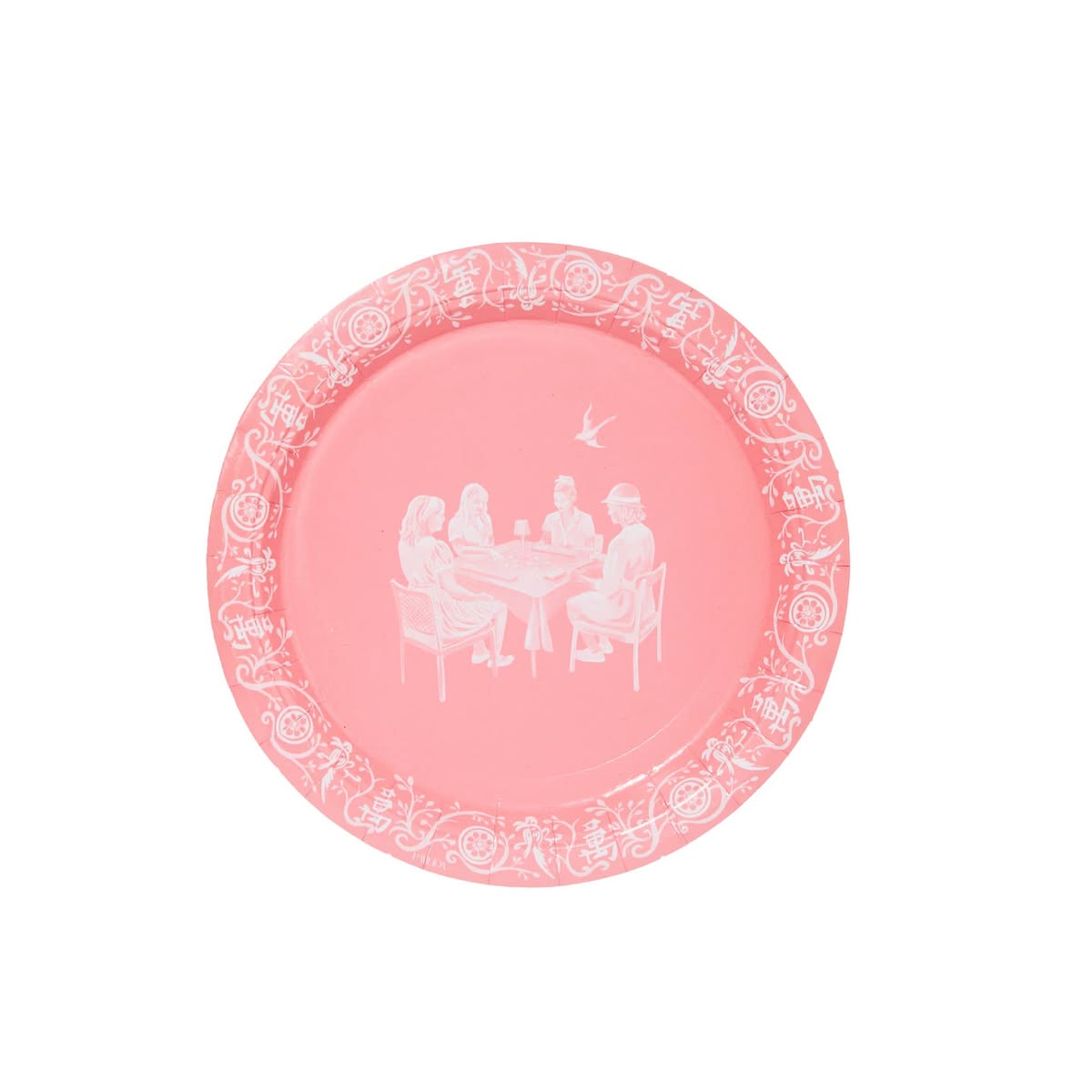 Mah Jong Disposable Paper Plates, Party, Game Decor- Peace Love Light Shop