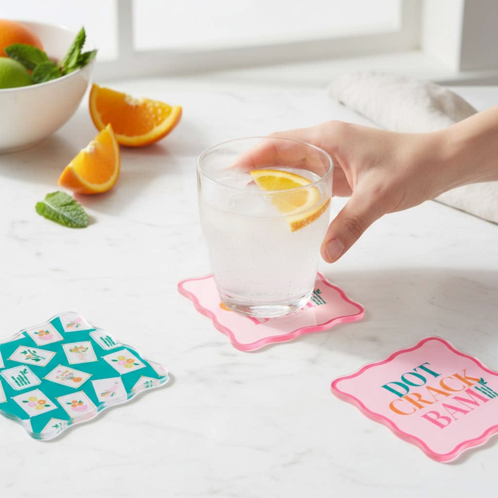 Mah Jong Coasters, Gift- Peace Love Light Shop