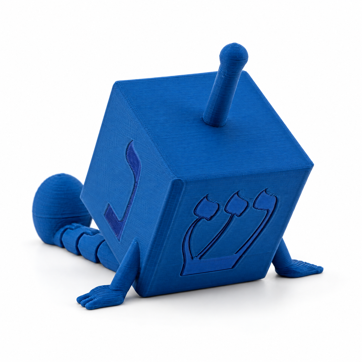 The Dapper Dreidel, Charming Hanukkah Shelf Sitter