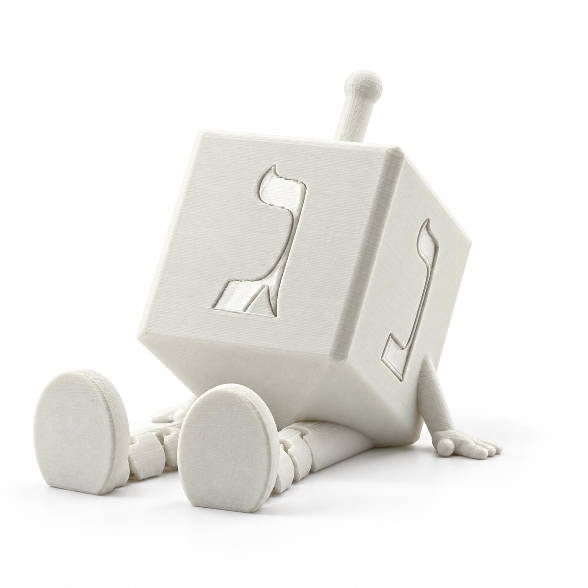 The Dapper Dreidel, Charming Hanukkah Shelf Sitter