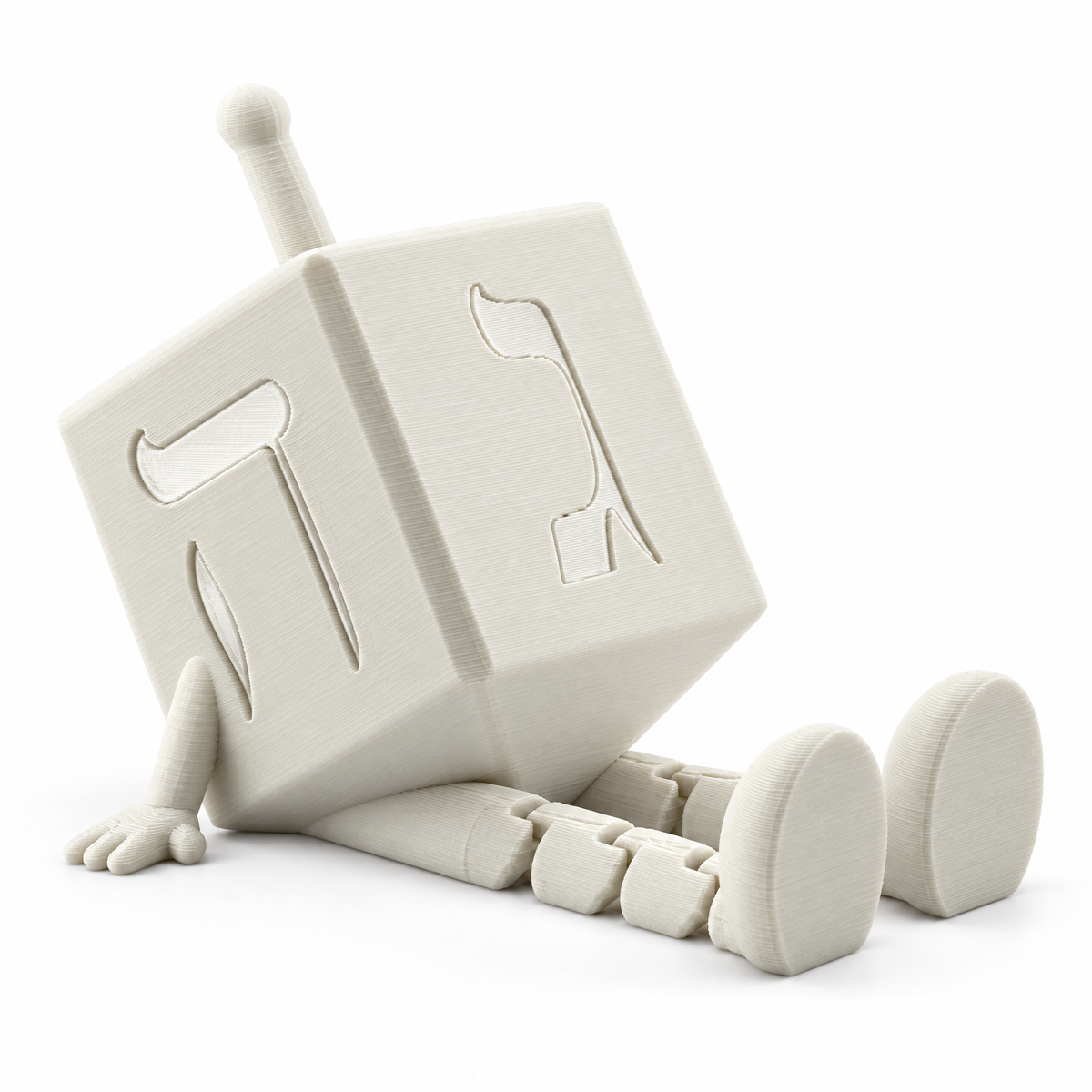 The Dapper Dreidel, Charming Hanukkah Shelf Sitter