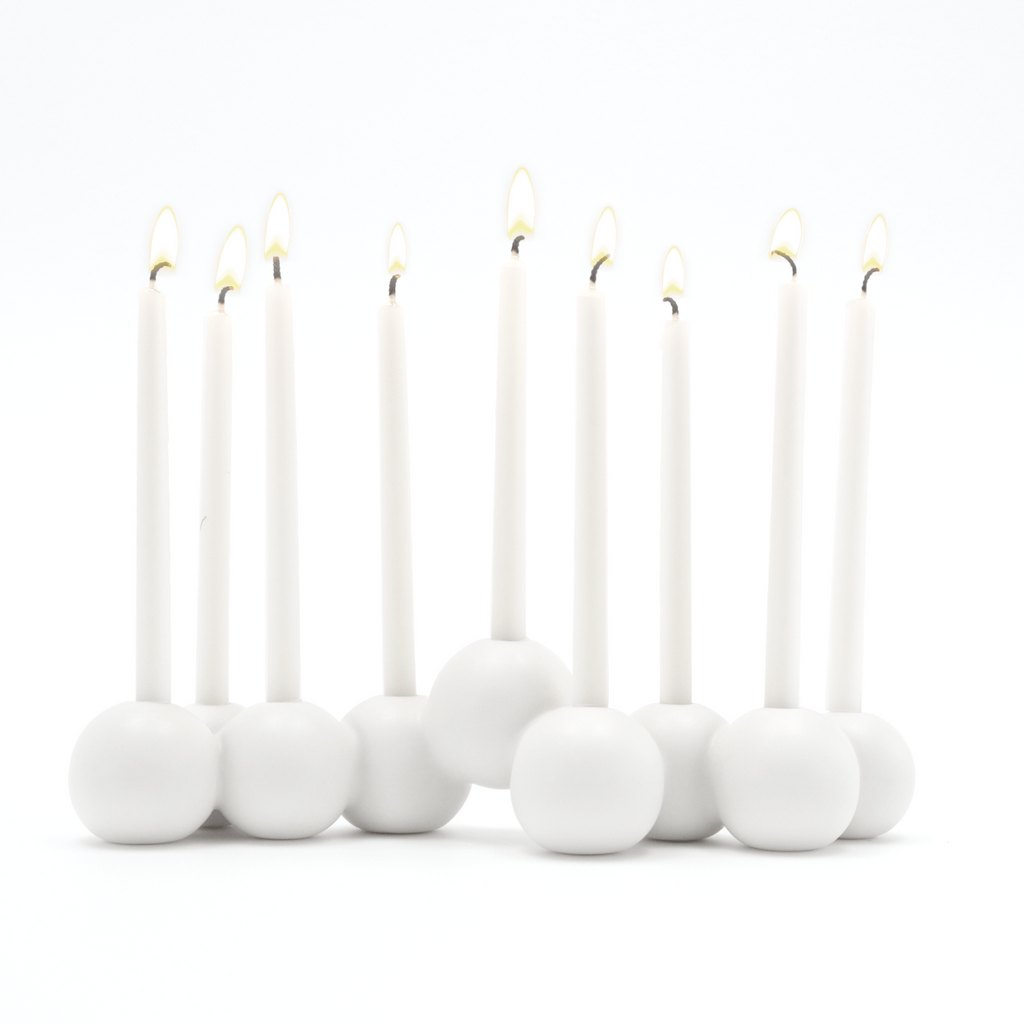 Modern Bubble Menorah, Ceramic- Peace Love Light Shop