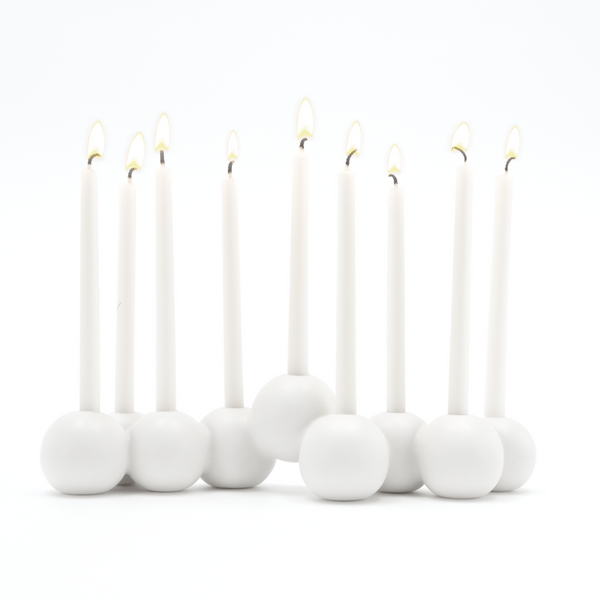 Modern Bubble Menorah, Ceramic- Peace Love Light Shop