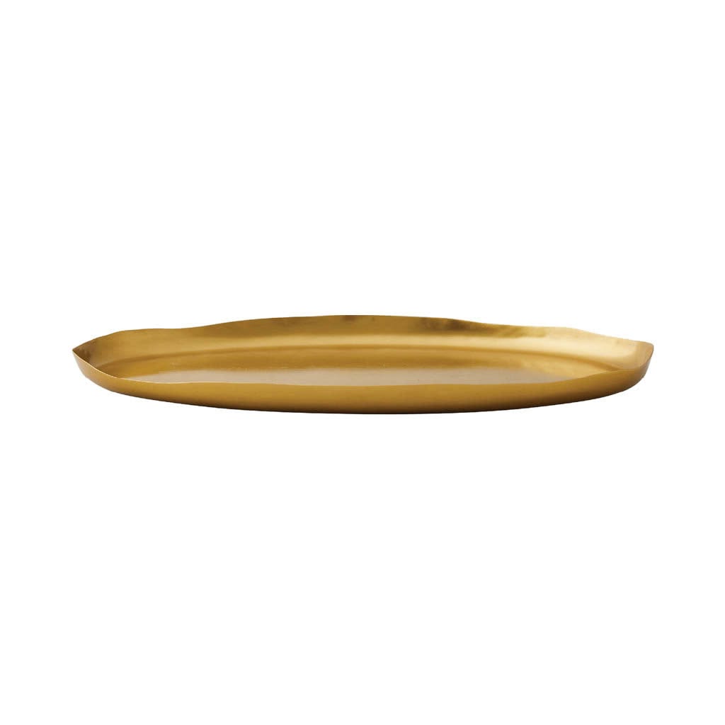 Gold Menorah, Candle Drip Tray - 2 Sizes Available