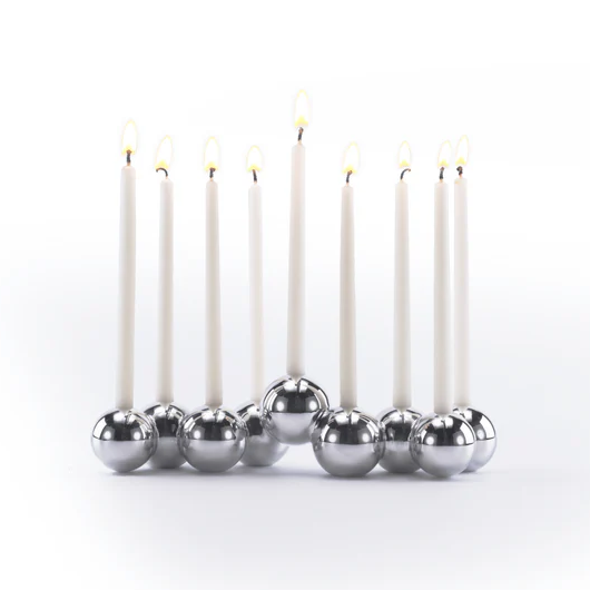 Hanukkah modern bubble menorah- Peace Love Light Shop