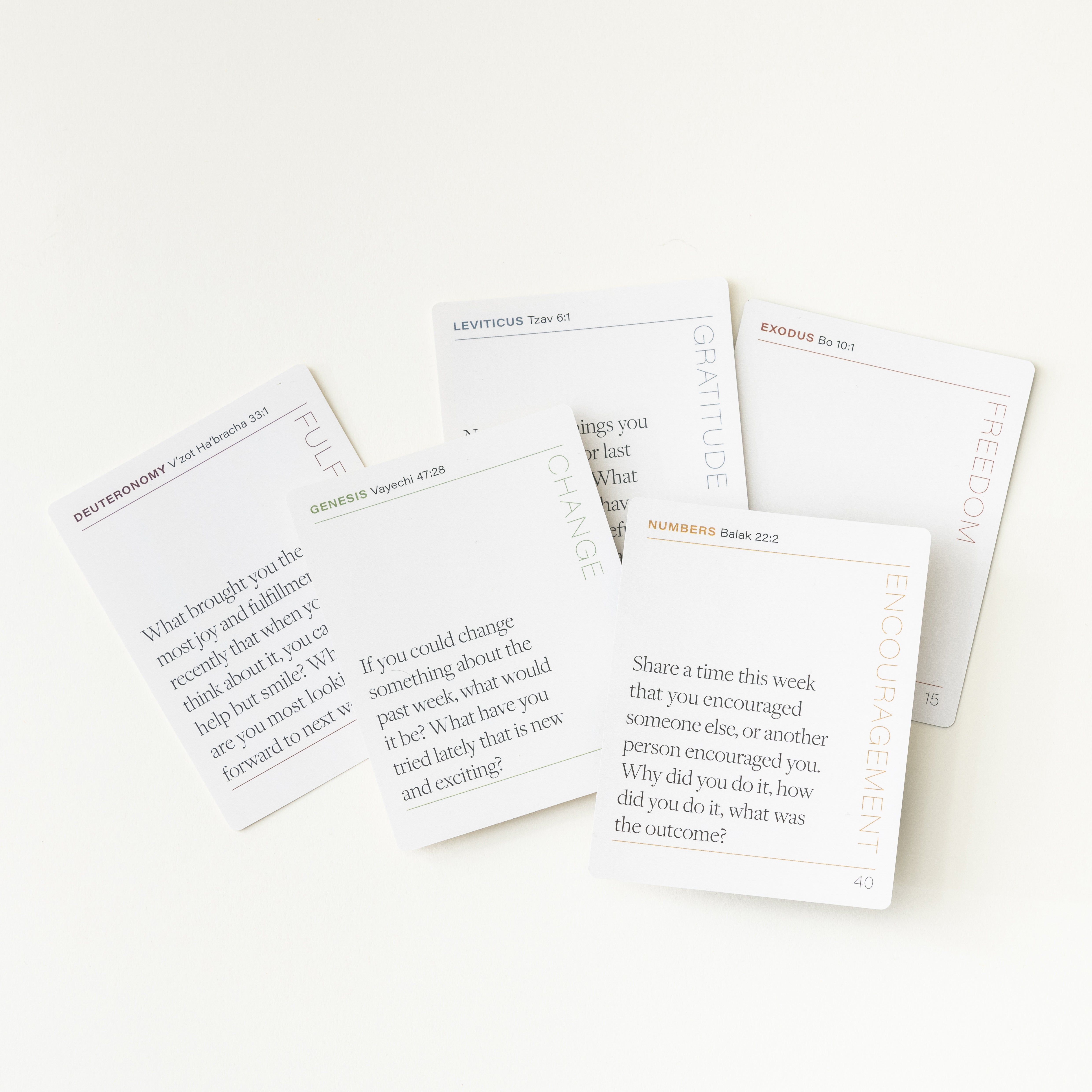 Shabbat Conversation Cards- Peace Love Light Shop