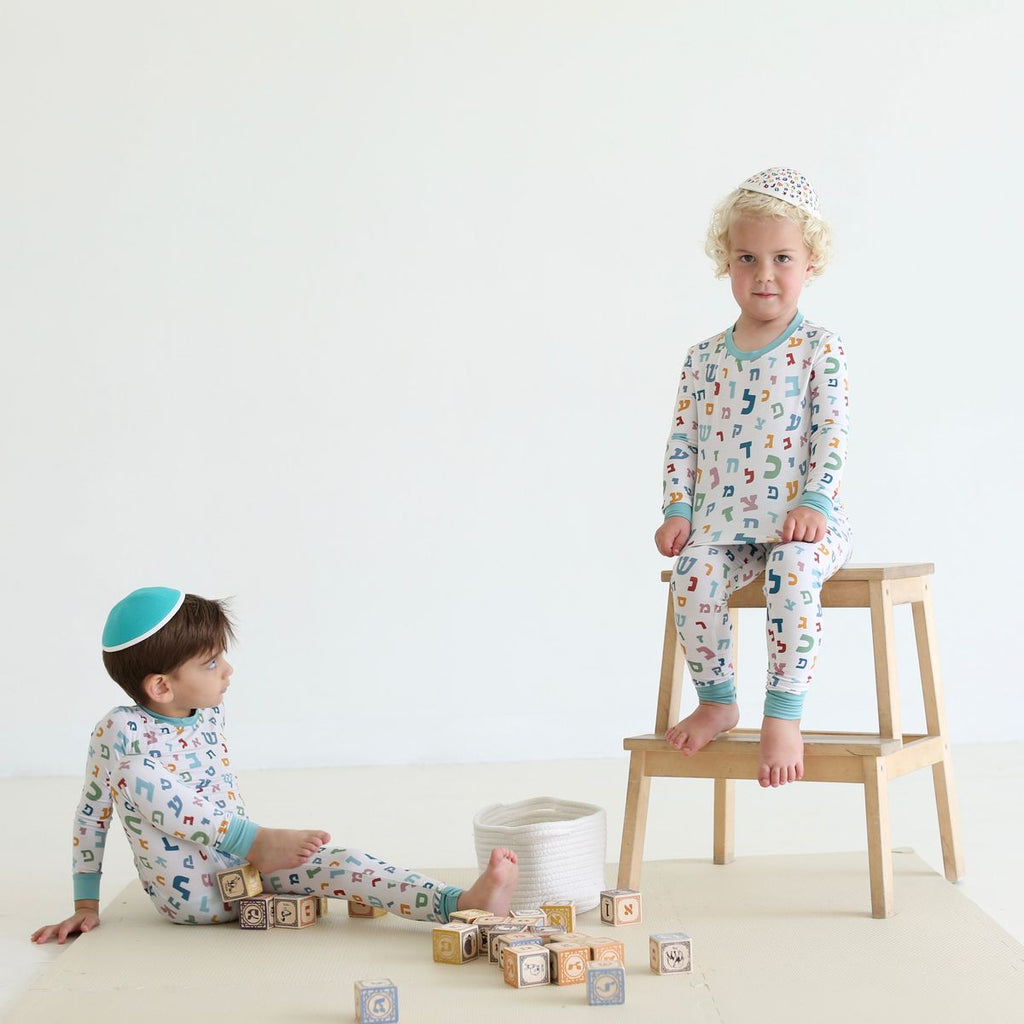 Jewish Themed Baby & Toddler Pajamas- Peace Love Light Shop