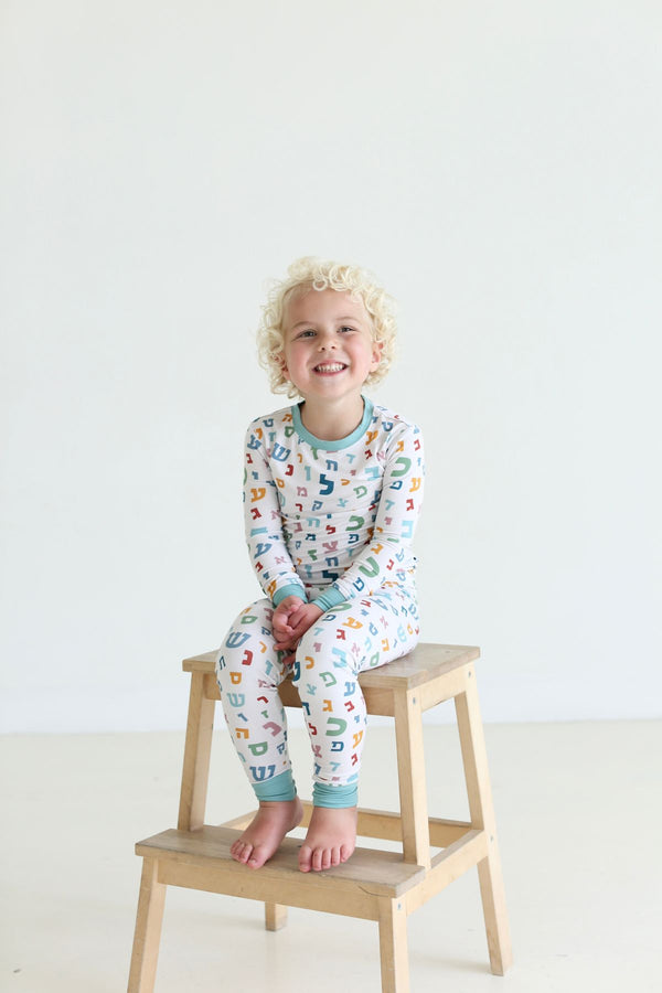 Jewish Themed Baby & Toddler Pajamas- Peace Love Light Shop