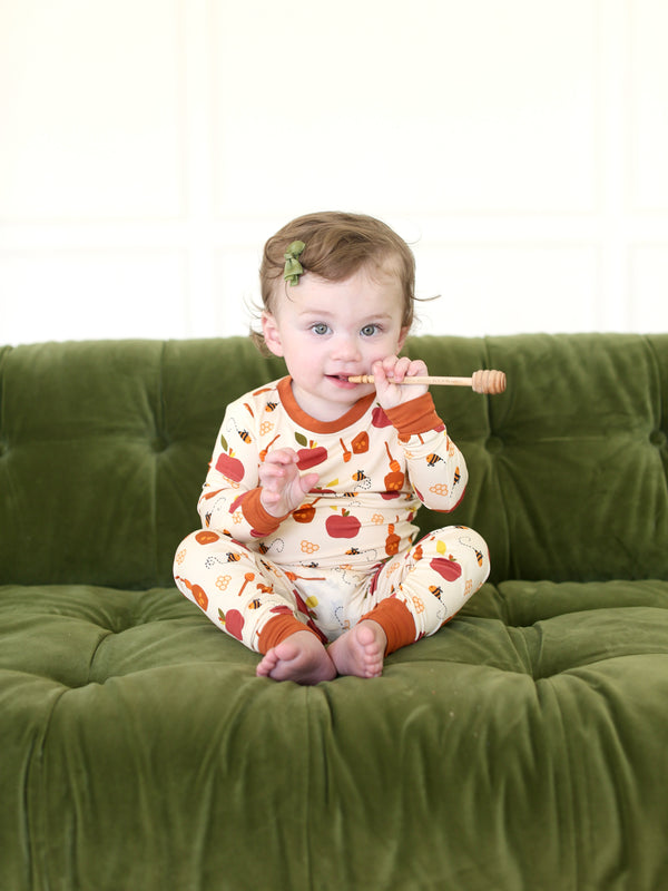 Rosh Hashanah Baby & Toddler Bamboo Pajamas- Peace Love Light Shop