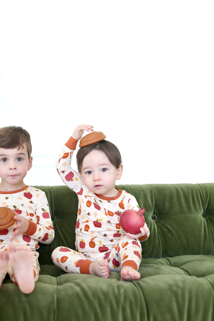 Rosh Hashanah Baby & Toddler Bamboo Pajamas- Peace Love Light Shop