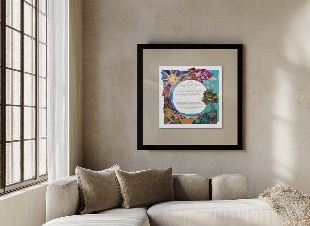 
Modern Ketubah- Peace Love Light Shop
