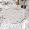 Lucite and Leatherette Modern Seder Plate - Peace Love Light Shop
