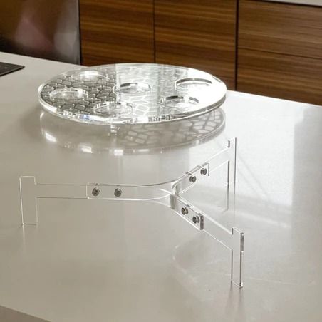 Modern Lucite  & Laser Cut Seder Plate - Peace Love Light Shop