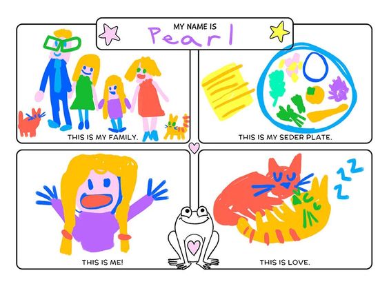 Passover doodle mat- Peace Love Light Shop