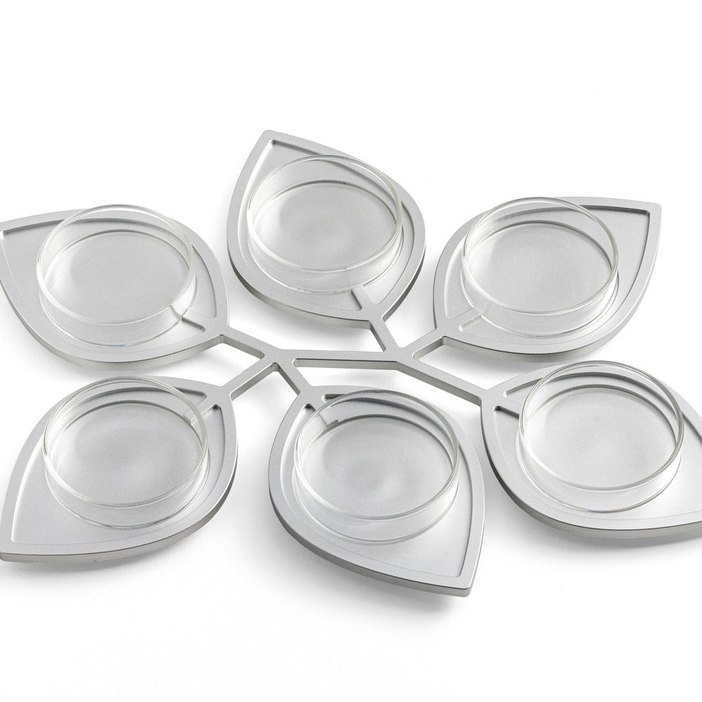 Modern Seder Plate- Israel Museum Collection, Arik Weiss- Peace Love Light Shop