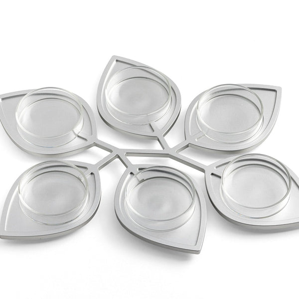 Modern Seder Plate- Israel Museum Collection, Arik Weiss- Peace Love Light Shop