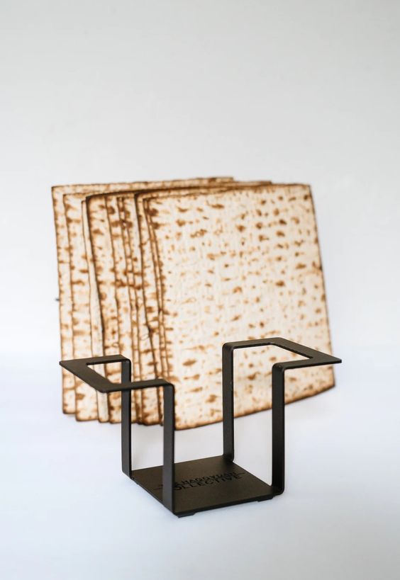 Modern matzah stand- Peace Love Light Shop