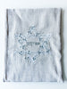 Afikoman bag, Embroidered linen- Peace Love Light Shop