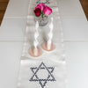 Glass candle holder, Shabbat- Peace Love Light Shop