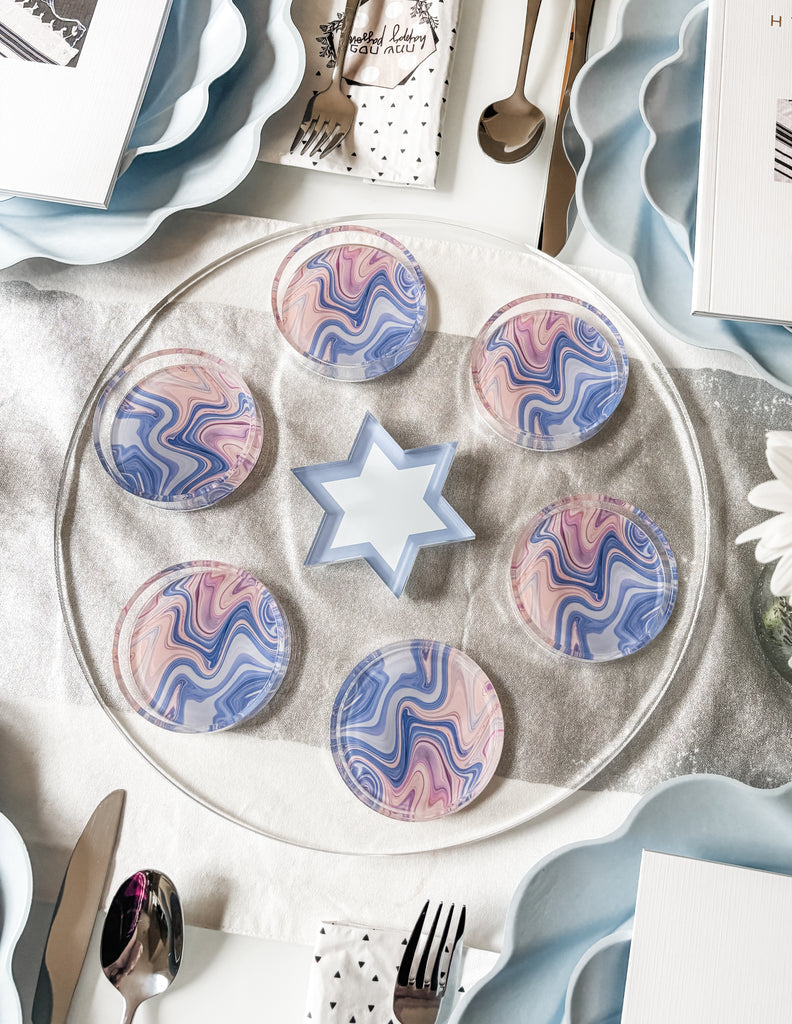 Passover Modern Tablescape- Peace Love Light Shop