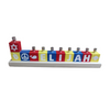 Custom Kids Block Menorah- Peace Love Light Shop